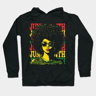 Black History Juneteenth Art for Men, Women, Girls Hoodie